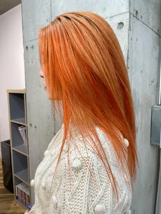 ロング カラー lani hair salon所属・SHOTO ハイトー ン/デザインカラーのヘアスタイル