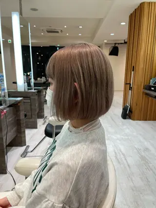 ショート カラー 淡路上新庄/髪質改善 .艶カラー/野口春貴のヘアスタイル