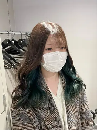 ロング カラー *モデル募集🤍横浜 透明感カラー🫧のヘアスタイル