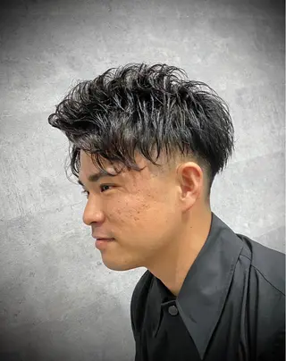 ショート _WHITE所属・黒川 陵のヘアスタイル