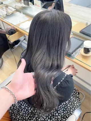 ロング カラー 横浜/レイヤーカット /韓国ヘア/佐藤記正のヘアスタイル