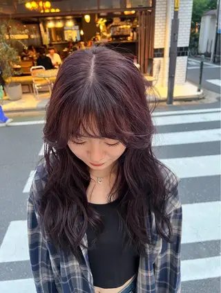 ロング カラー ayano/レイヤー /暖色カラーのヘアスタイル