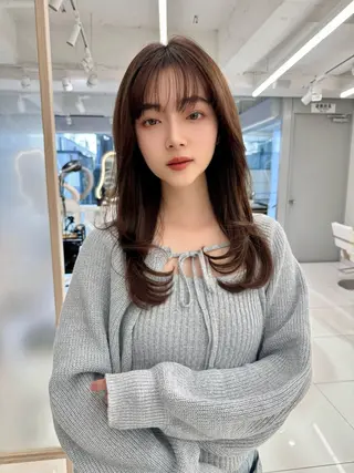 ロング ショート/ボブ/ 白髪ぼかし/しんやのヘアスタイル