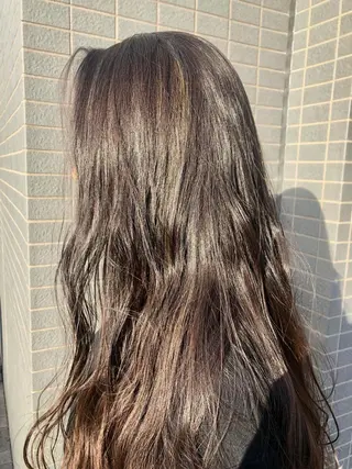 ロング カラー うる艶レイヤーカット hinakoのヘアスタイル