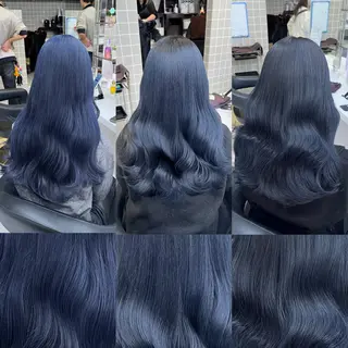 ロング 寒色＆ブリーチ特化 寒色MiOのヘアスタイル