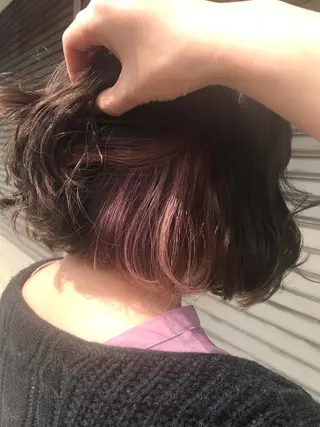 ミディアム カラー 伊藤 優希のヘアスタイル