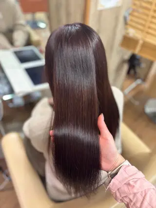 カラー 艶盛れ透明感カラー/ kanna🖤のヘアスタイル
