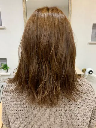 ミディアム カラー 竹田駅/半個室 belle./ベルのヘアスタイル