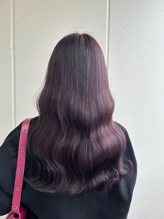 ロング カラー ヘアアレンジ 《暖色/韓国hair 》🇰🇷桑原ユキネのヘアスタイル