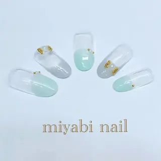 ネイル miyabi nail 桂川駅近くのネイルデザイン