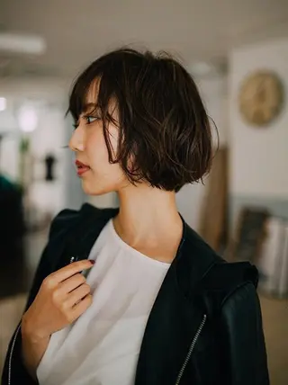 ショート カラー ヘアアレンジ ✨艶髪満足度◎✨ 菅沼 麻衣子のヘアスタイル