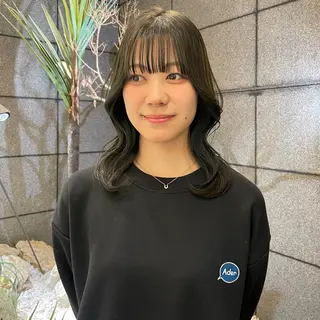 ロング カラー 透明感カラー/ 縮毛矯正/ユイ☆彡のヘアスタイル