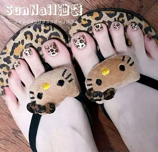 ネイル SunNail池袋駅 ワンホンネイルのネイルデザイン