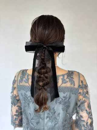 ヘアアレンジ ヘアセット／眉毛カッ ト/Nana〻のヘアスタイル