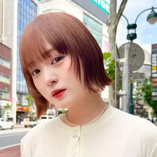 ショート カラー ボブレイヤー特化型 お悩み解決サロン☀️のヘアスタイル