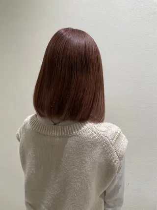 ミディアム 長松 幸那のヘアスタイル