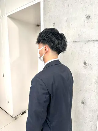 ショート パーマ メンズ 👑ツイスパ👑 中谷 陸のヘアスタイル