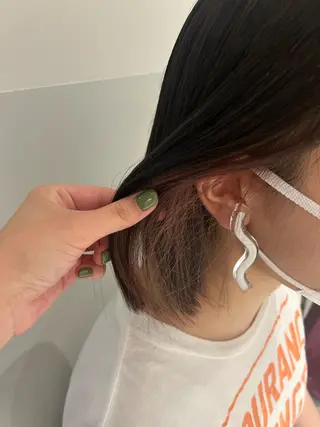 ミディアム aoi ♡グレージュ ・ベージュカラーのヘアスタイル