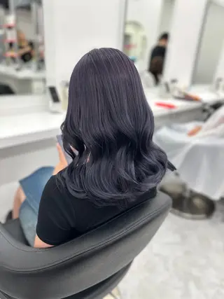 ロング カラー パーマ ヘアアレンジ メンズ キッズ ♥️韓国ヘア レイヤー♥️ゆりのヘアスタイル