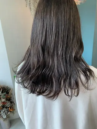 セミロング カラー misch by urban所属・名駅🦢大人艶カラー 🪽カミヤアカネのヘアスタイル