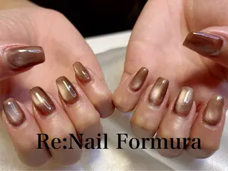 ミディアム Re:Nail Formula所属・kido chieのネイルデザイン