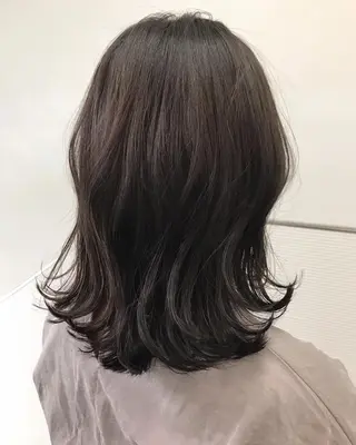 セミロング カラー 千葉 慎也のヘアスタイル