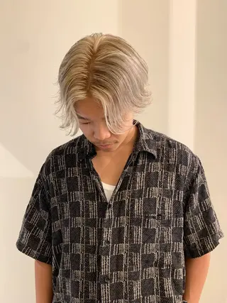 メンズ 落合希 Olivebeigeのヘアスタイル