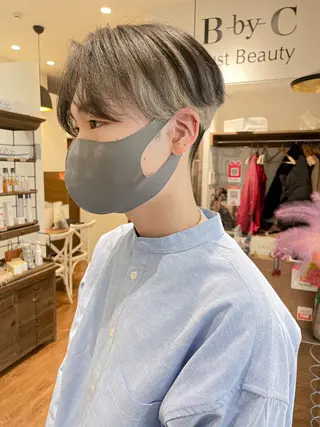 ショート カラー 髪質改善/ブリーチ 田代 龍我のヘアスタイル