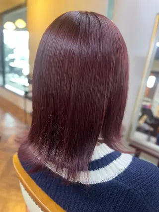 ミディアム カラー MARKA HAIR所属・MARKA 🫧 YUKAのヘアスタイル