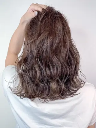 ロング パーマ SIUN所属・とうだだいき 美髪縮毛矯正/艶髪のヘアスタイル