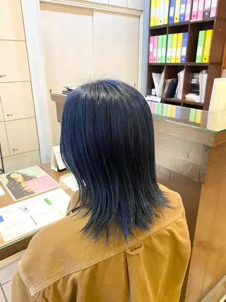 ミディアム 西岡 あつみ/ 堀江美容室のヘアスタイル