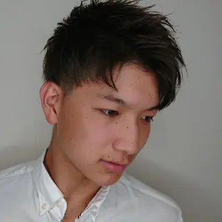 メンズ カラー パーマ ヘアアレンジ ブリーチ/ヘアケア/ 艶髪/イギチハルのヘアスタイル