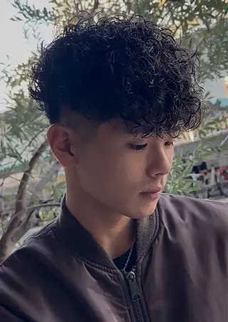 パーマ メンズ 年間2000名担当◎ パーマ職人/仲原佑樹のヘアスタイル