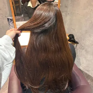 ロング パーマ ブリーチ/エクステ/ 19歳/新宿/アリルのヘアスタイル