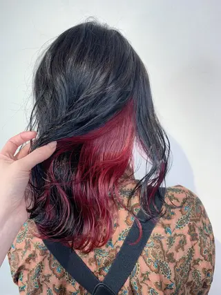 セミロング カラー _WHITE 天神店 YUMEKA🐻のヘアスタイル