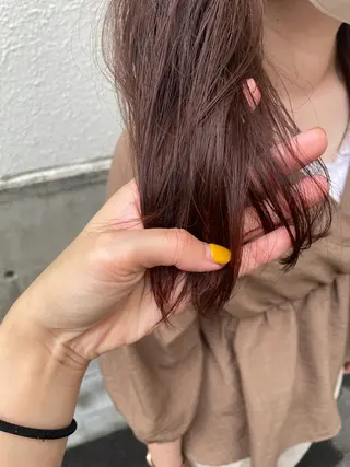 ロング さの あやねのヘアスタイル