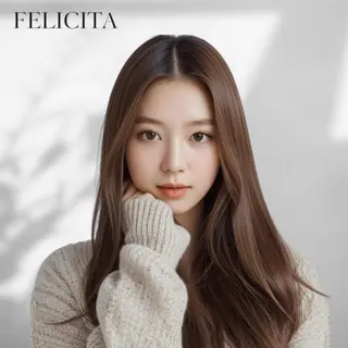 セミロング カラーリスト 🌈須田 純子のヘアスタイル