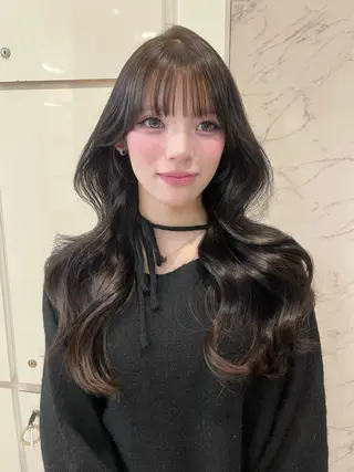 ロング カラー 透明感カラー/京都 /Himari🩶のヘアスタイル