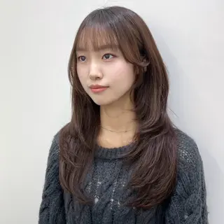 パーマ コテ巻き風パーマ 専門店　モモのヘアスタイル