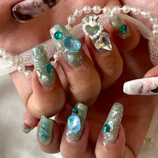 ネイル 韓国ネイル💠 Tomoのネイルデザイン