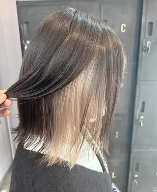 ミディアム LIFE下通 Miyuuのヘアスタイル