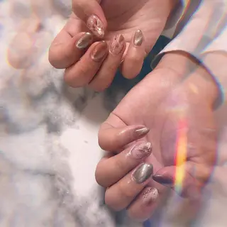 ミディアム 💎ビューティサロン 湘南　RIRAN💎のネイルデザイン