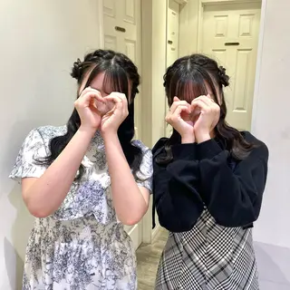 ヘアアレンジ ハイトーンカラー/ 長さだし🐇きょうかのヘアスタイル