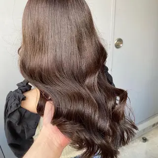 ロング カラー ヘアアレンジ スパイキー/フェザー /波巻き/かいとのヘアスタイル