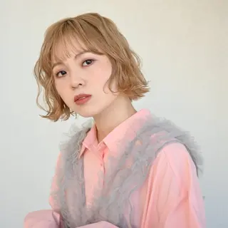 ショート 峯田 優花のヘアスタイル