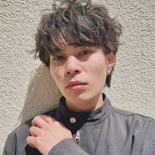 メンズ フェザーパーマ🌙 毛流れ yuzukiのヘアスタイル