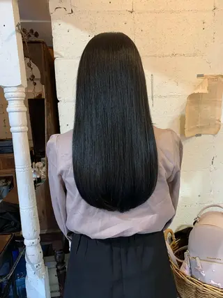 ロング カラー ＊くせ毛に特化＊ 【yun】のヘアスタイル