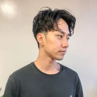 パーマ メンズ ツイスパ/波巻き対応 メンズ特化　石川愛理のヘアスタイル