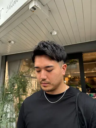 ショート メンズ men's/perm colorDaijuのヘアスタイル