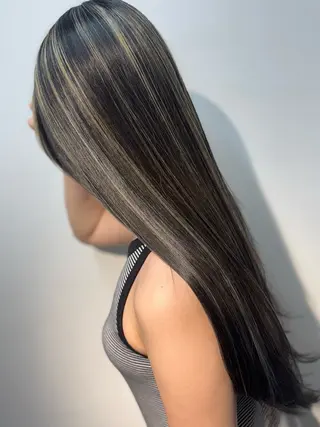 ロング 飯富 信二のヘアスタイル